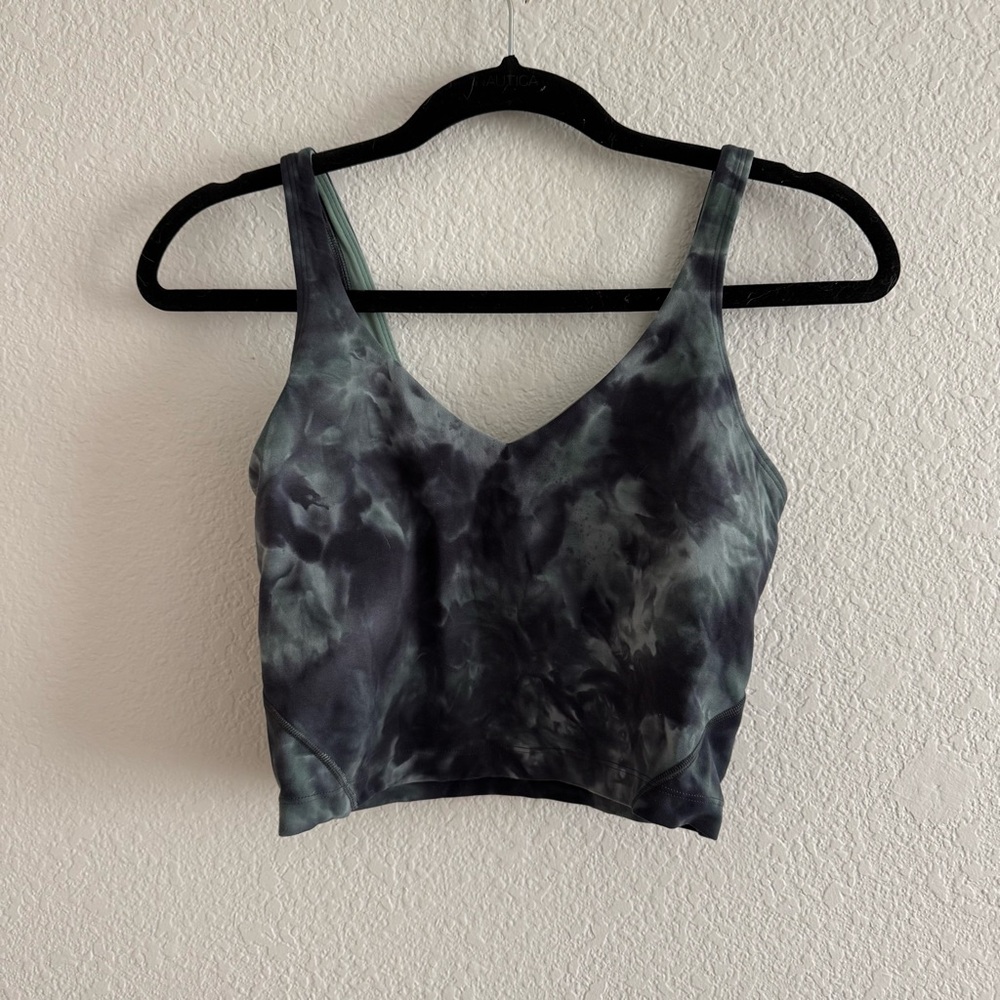 Lululemon align Black and Gray Sleeveless Crop Tank Top